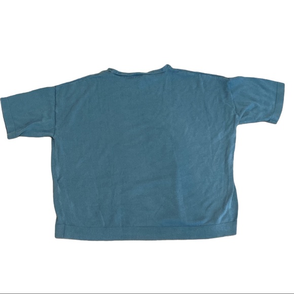 VGUC Eileen Fisher Tencel Stretch Elbow Length Tee - Picture 3 of 5